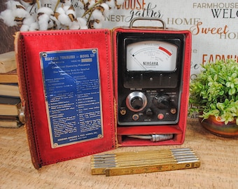 Vintage Niagra Tonmeter Model 119, Hydraulic Press Meter, Production Load Testing Equipment