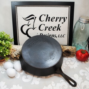 RARE Wapak Z-Logo No. 8 Cast Iron Skillet, Antique Cookware, Made in America