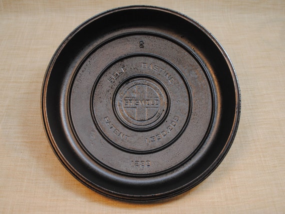 Vintage Griswold No. 8 Dutch Oven, Chrome Plated Cast Iron
