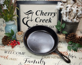 Vintage Cast Iron Skillet, 8 Inch, Restored