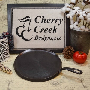 NICE Wagner Ware Sidney O No. 9 Round Griddle p/n 1109D, Vintage Cast Iron Cookware, Made in USA