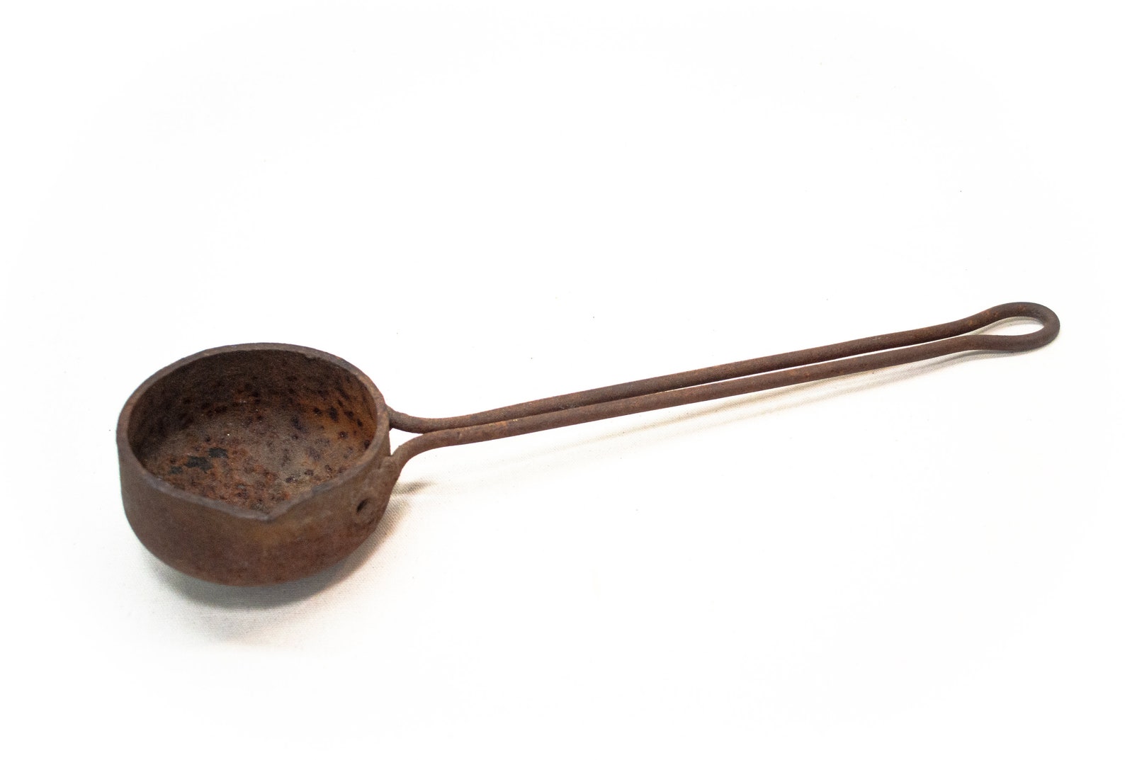 Antique Cast Iron Smelting Ladle Pouring Ladle Vintage Etsy