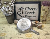 Griswold Large Logo No. 6 Chrome Skillet 699G, Vintage Cast Iron Pan, Collectible Cookware