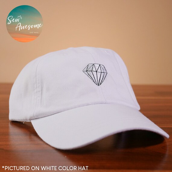 diamond baseball hat