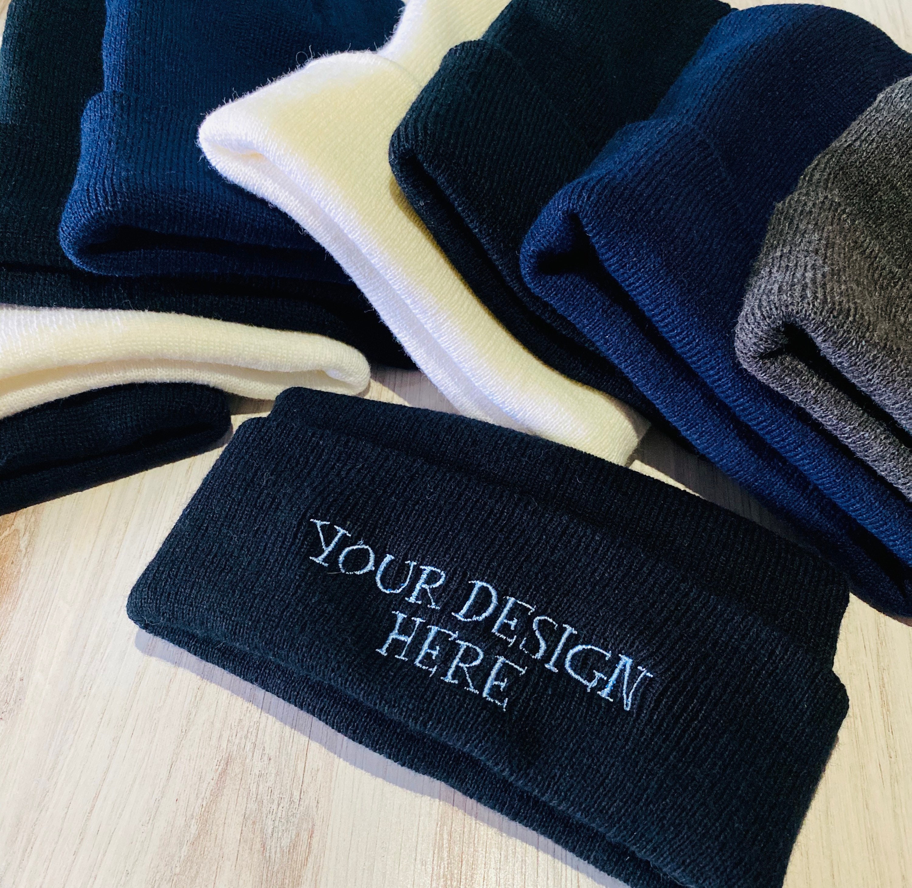 Bulk 20 Pack Custom Beanies Wholesale Personal Etsy