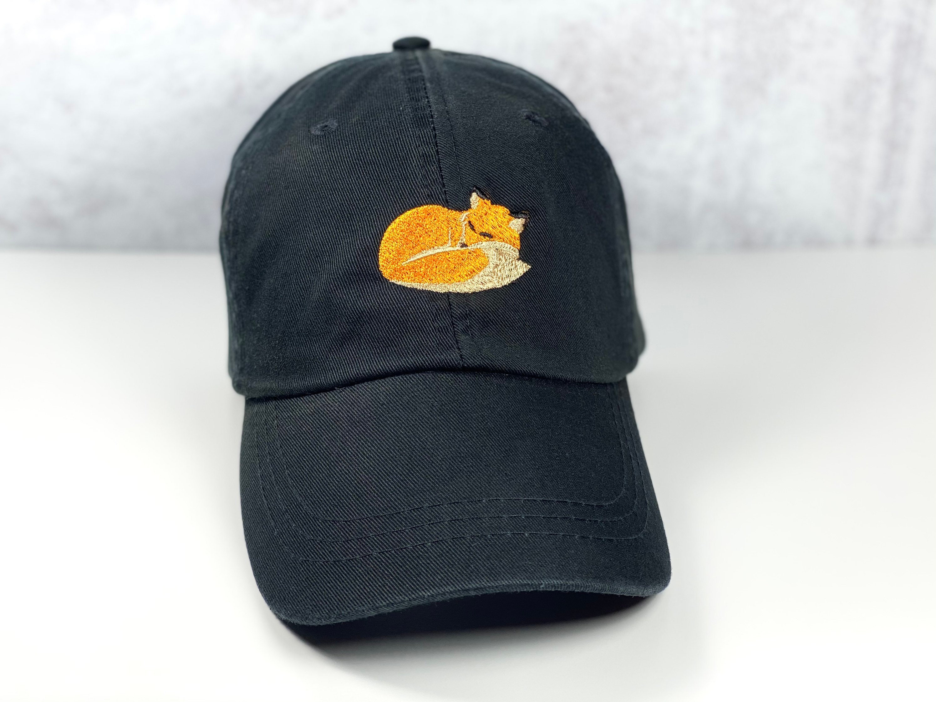 The sleeping Fox Animal Embroidered 