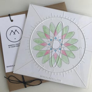 Mandala Circle Art Maker Ellipse 1 + Complimentary Introductory Tutorial Creating Your Sixteen-Point Mandala