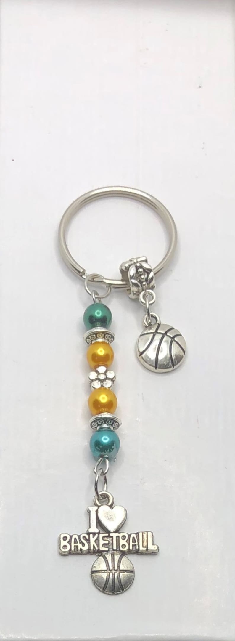Basketball Zipper Charm;Basketball Bag Charm; Basketball;Gift for sondaughter Accessories;Sports Charm Accessories;Player Keychain