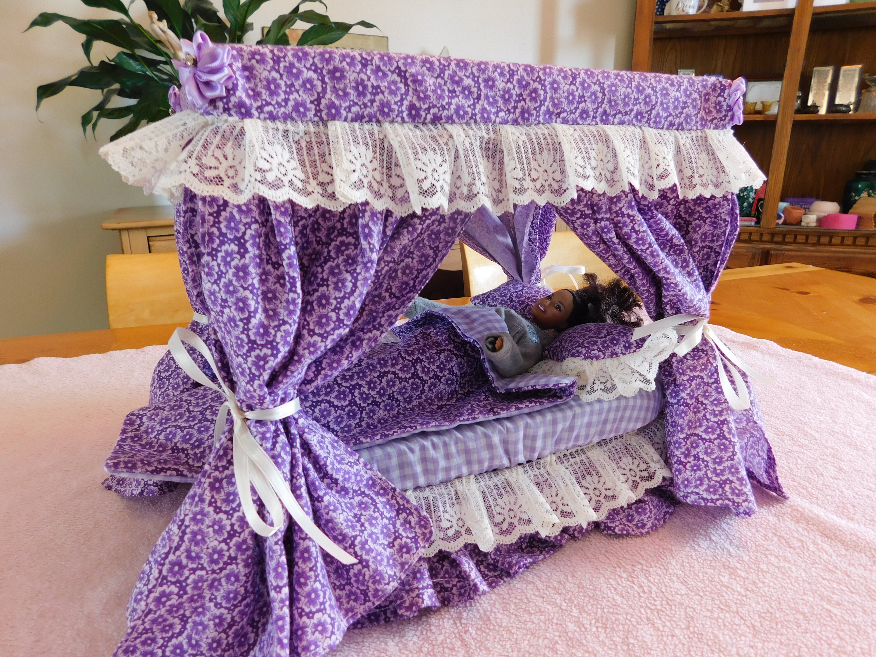 Barbie Canopy Bed for sale Only 2 left at 75