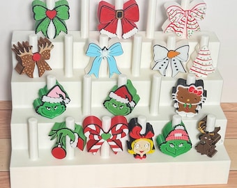 So Many Christmas Toppers, Charms ,3D Printed Stanley Straw Topper – Choose Your Color – Fits 10mm Straws – Cute Girly Tumbler Accessory
