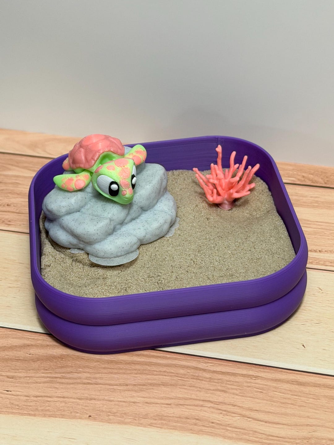 Desk Pet Zen Garden – Fully Articulated 3D Printed Sea Turtle With ...
