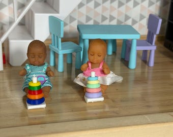 3D Printed Dollhouse Accessories – Miniature Play Accessories – Dollhouse Scale – Pretend Play