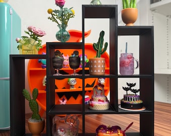 Amazing 9 cube Minibrands , Minibooks , Miniverse Display Shelf