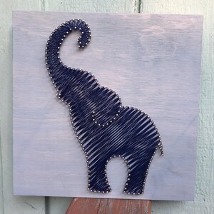 Elephant String Art - Etsy