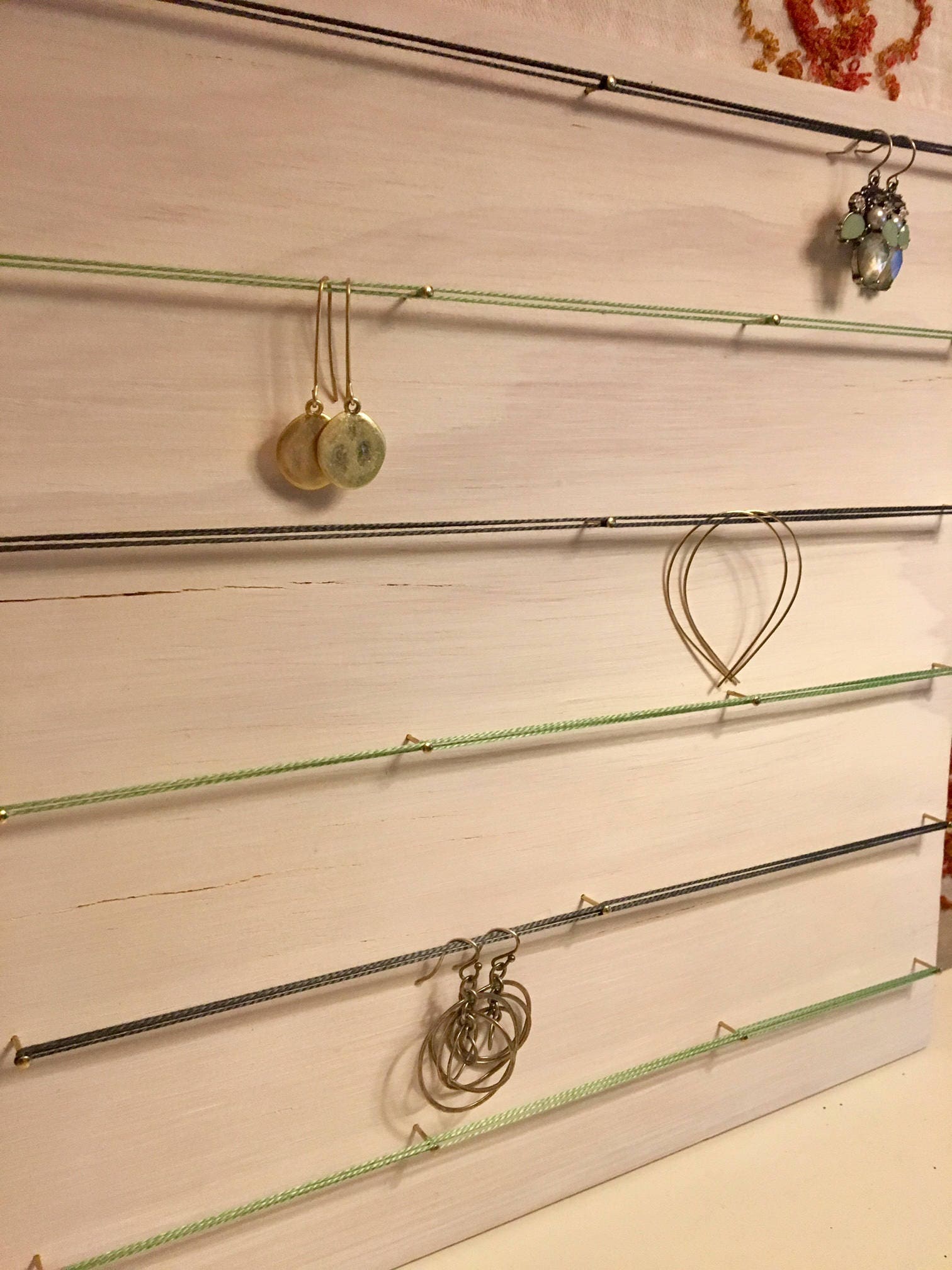 String Art Earring Holder Etsy