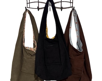 Boho Bags; Oversized Tote Bags; Slouchy Bag; Weekend Bag; Corduroy Purse; Teacher Bag
