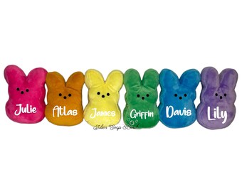 Personalized Stuffed Bunnies; Easter Gift; Mini Bunny; Gifts for Kids; Easter Basket Filler; Bunny