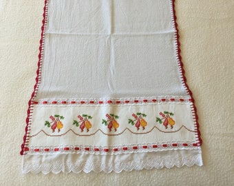 Kitchen Towel with Cashew Design