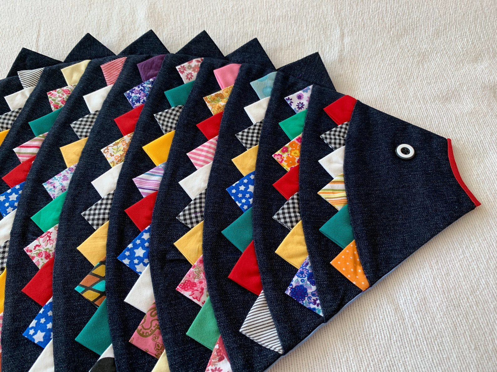 Decorative Fish Tabletop/Placemat with Multi Pattern Etsy