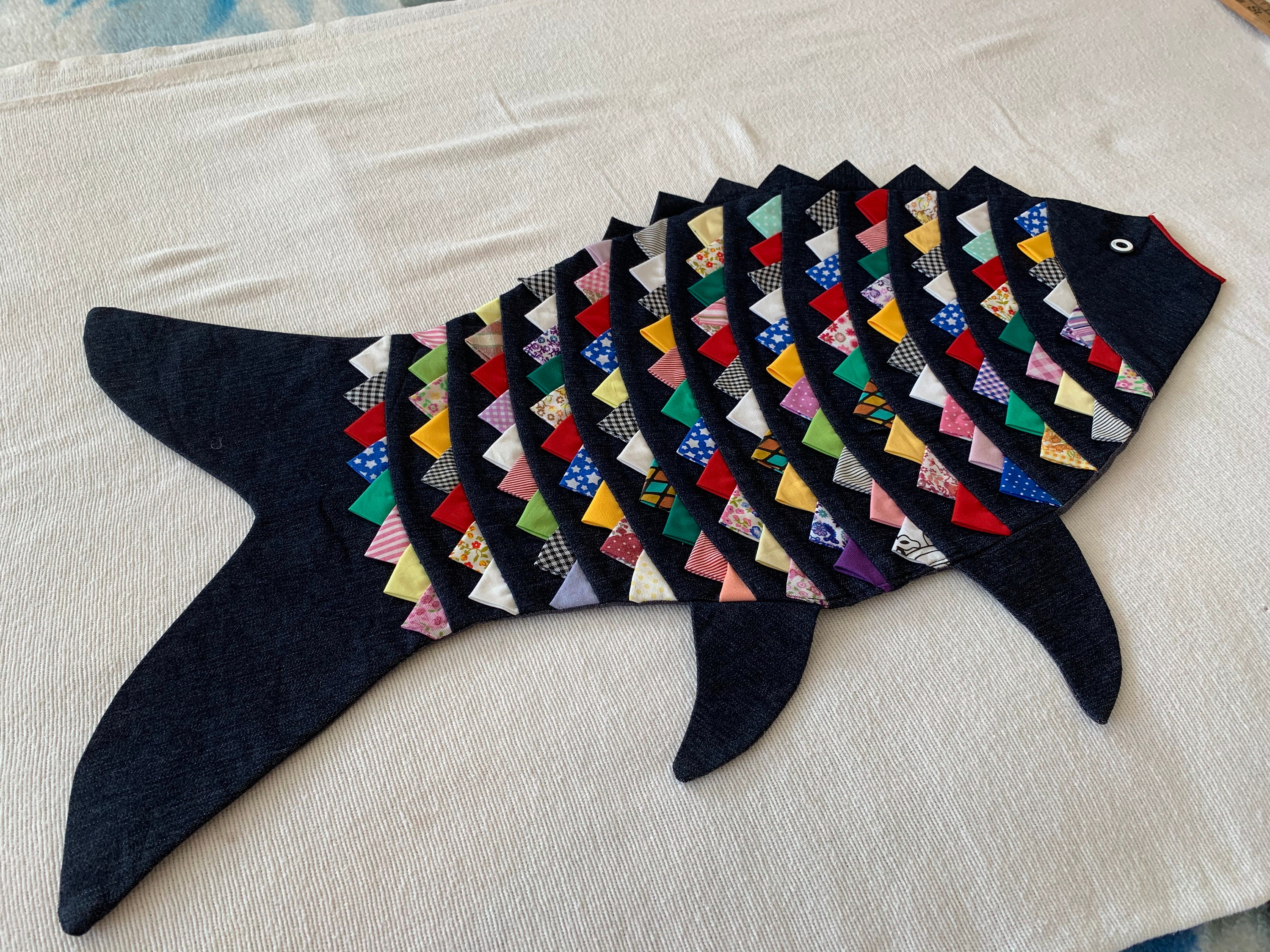 Decorative Fish Tabletop/placemat With Multi Pattern Etsy UK