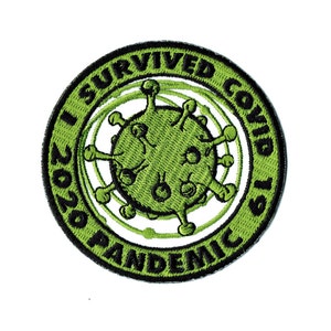 I SURVIVED THE COVIx PANDEMIC 2020 - Embroidered Iron-on 3” Patch – New Gift for Co-Workers Friends Him Her Boyfriend