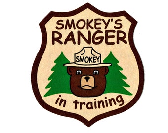 Adesivo ufficiale Smokey Bear Ranger in addestramento - Regalo per pompiere