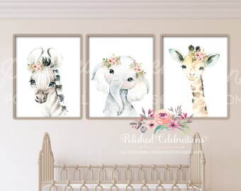 jungle theme nursery for girl