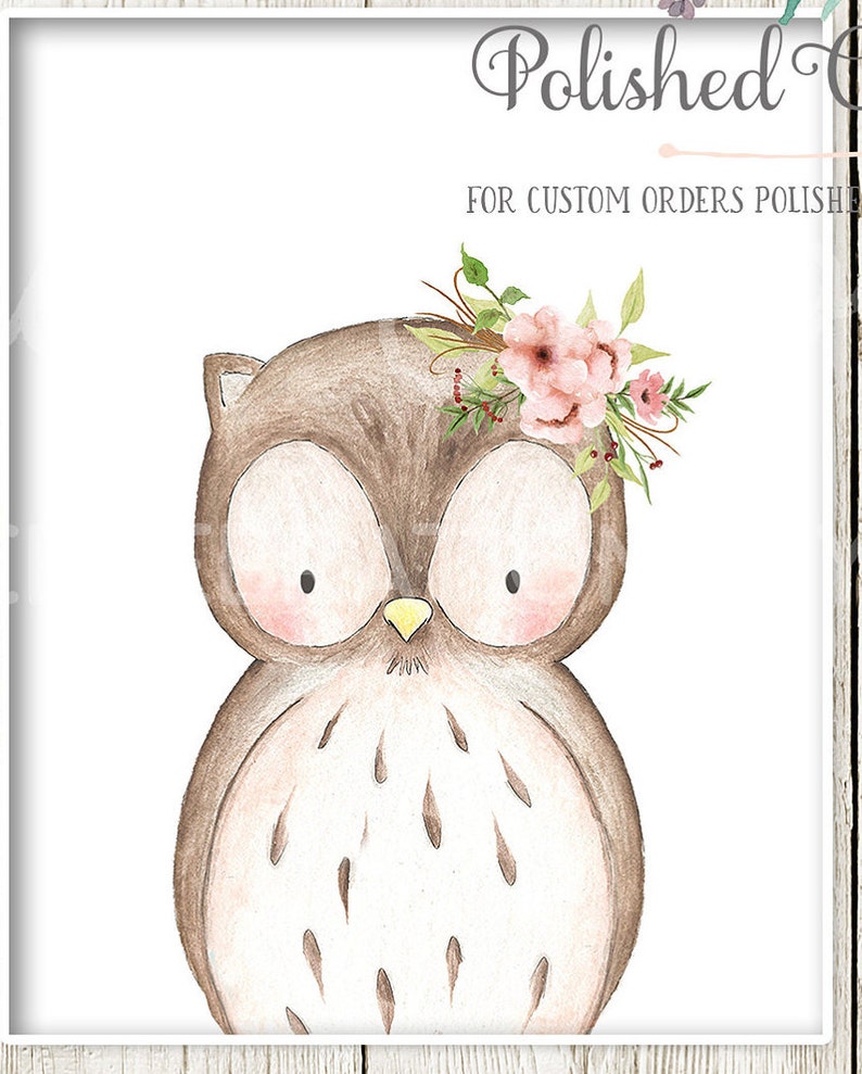 Blush Boho Woodland Animal Set / Printable Nursery Art / Baby Girl ...