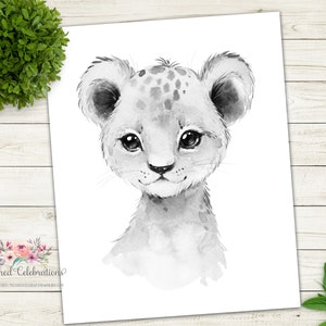 Safari Nursery Decor / Printable Safari Nursery Art / Safari Baby ...