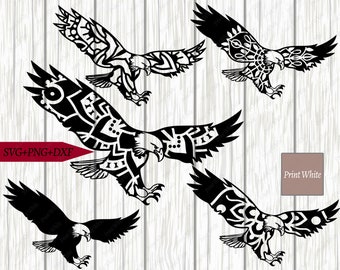 Download Eagle mandala | Etsy