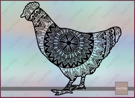 Download Hen Mandala SVG Chicken Mandala Chicken SVG Digital ...