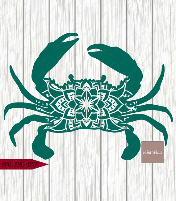 Download Crab Mandala Svg Sublimation Design Crab Svg Dxf Png Nautical Clipart Cricut Cutting File Silhouette Cut File Summer Tshirt Digital Download Stencils Templates Drawing Drafting