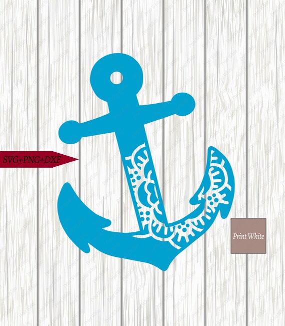 Download Floral Anchor Svg Png Cricut Silhouette Rope Work Navy With Flowers Nautical Mandala Decal Car You Be The Summer First Birthday Clipart Dxf Clip Art Image Files Craft Supplies Tools