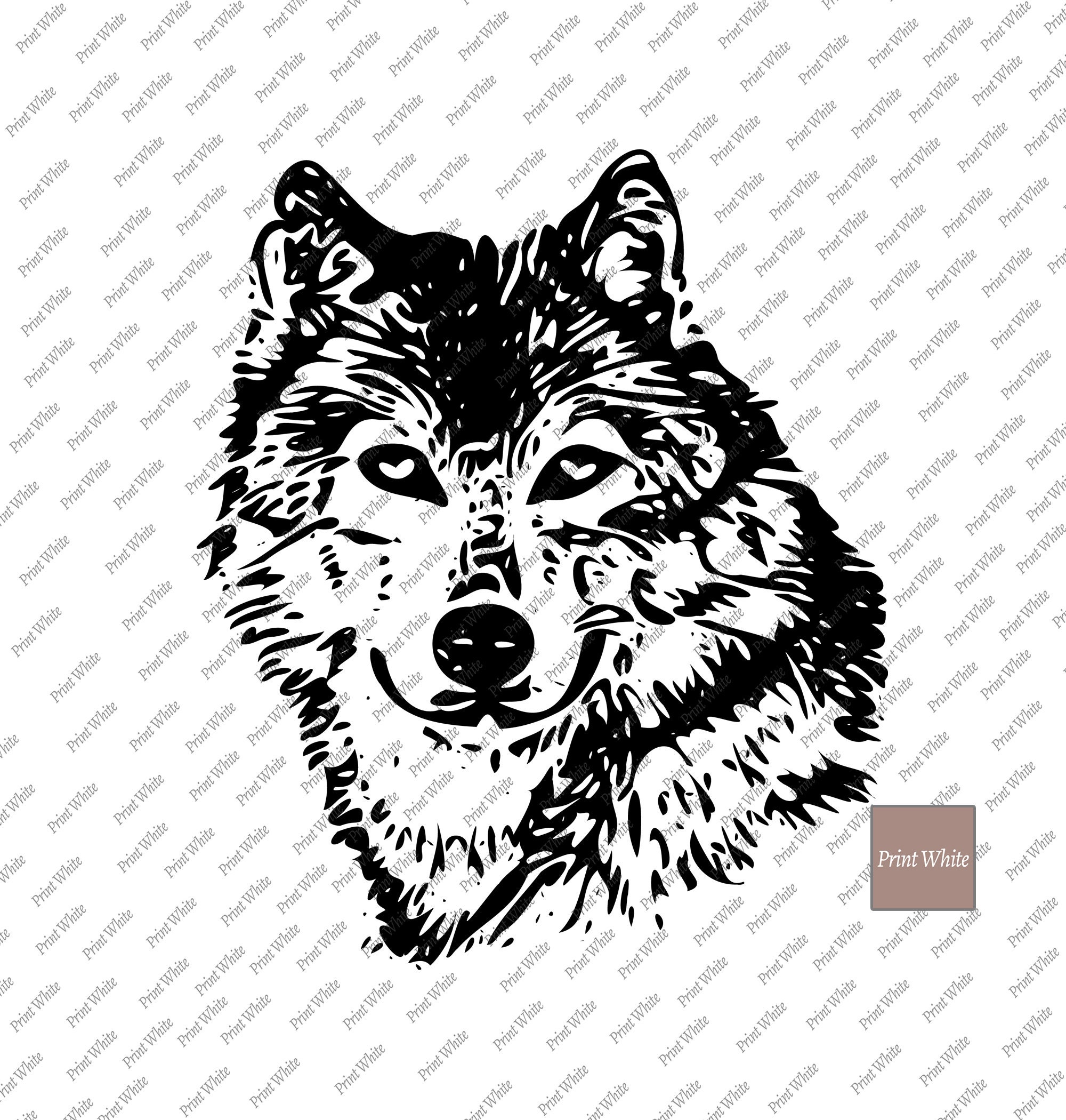 Wolf Svg Silhouette Wolf Clipart Wolf Head Svg Wolf Vector - Etsy Canada