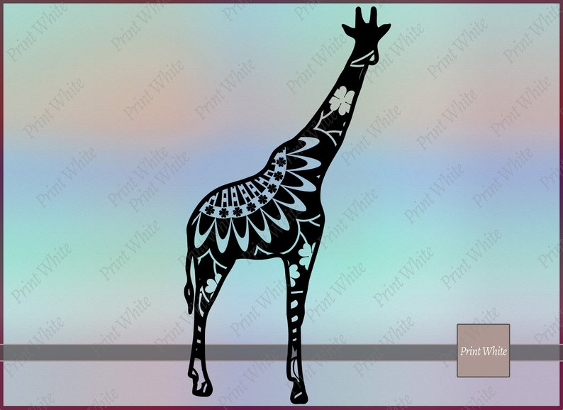 Download Mandala Giraffe Svg Mandala Animal Giraffe Svg Giraffe | Etsy