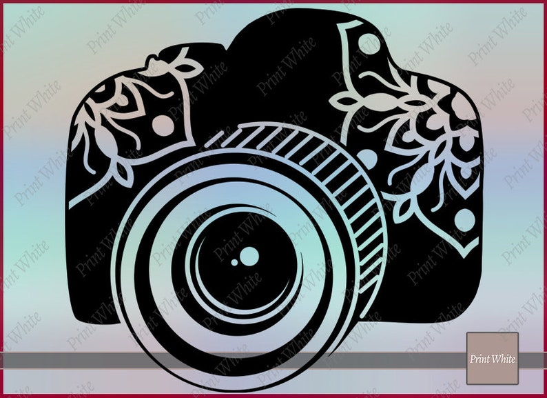 Download Camera Svg Camera Clipart Floral Camera Mandala Camera | Etsy