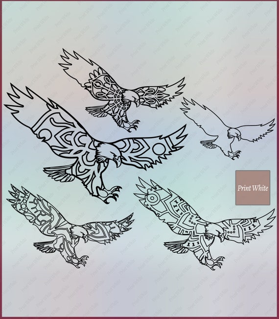 Download Eagle Svg Bundle Eagle Silhouette Cricut Cutting Files Digital File Mandala Eagle Tattoo Eagle Clipart Flying Eagle Svg Svg Png Dxf Clip Art Art Collectibles