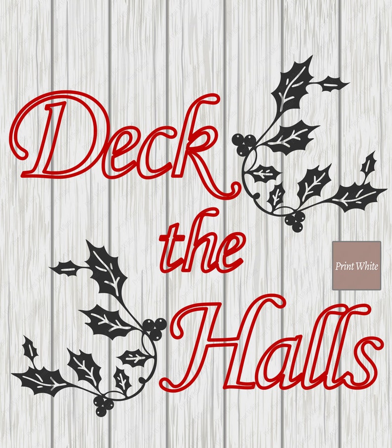 Download Vintage Christmas Svg Deck The Halls Svg Sublimation Design Christmas Clipart Holly Svg Png Winter Decoration Christmas Ornament Printable Clip Art Art Collectibles Jesuskidsng Org