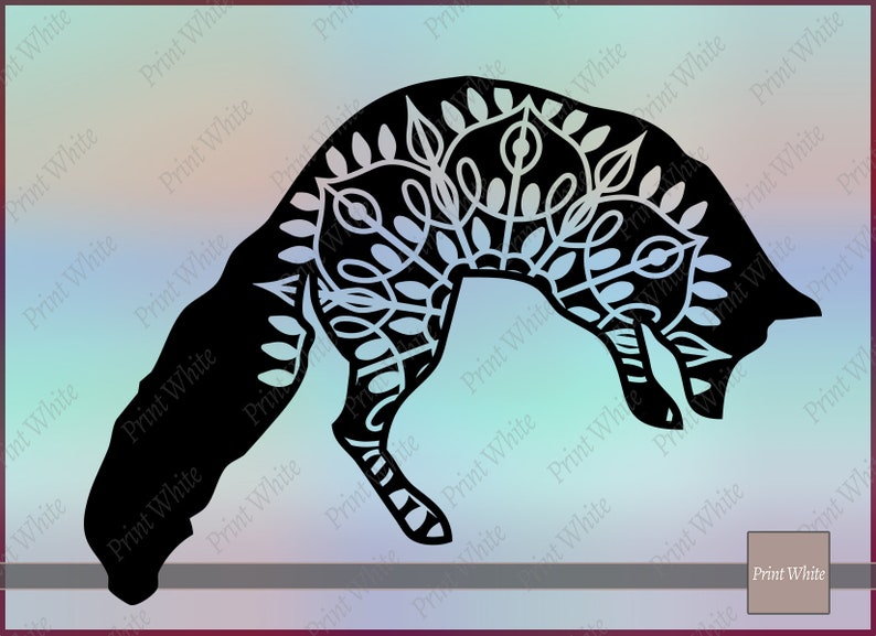 Download Fox Mandala Svg Zentangle Fox Svg Intricate Fox Animal ...