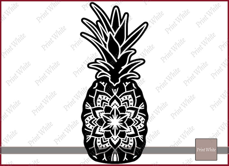 Download Pineapple Svg Pineapple Clipart Pineapple Cut File Mandala ...