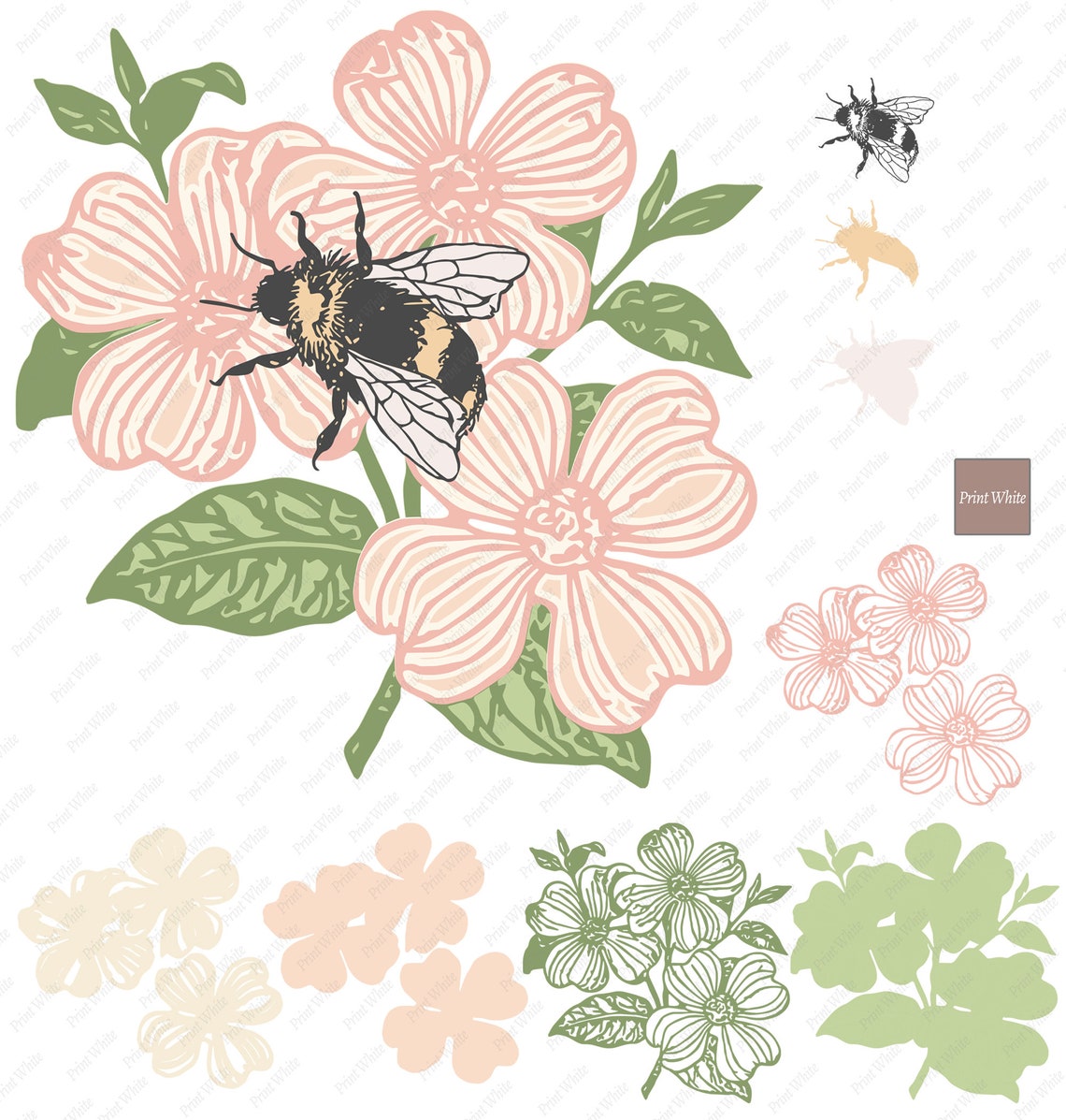 Free Free Layered Bee Svg 839 SVG PNG EPS DXF File
