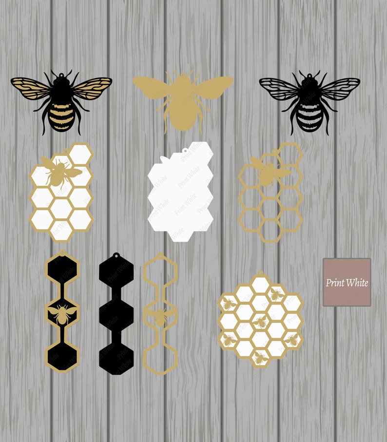 Free Free Bee Earring Svg SVG PNG EPS DXF File