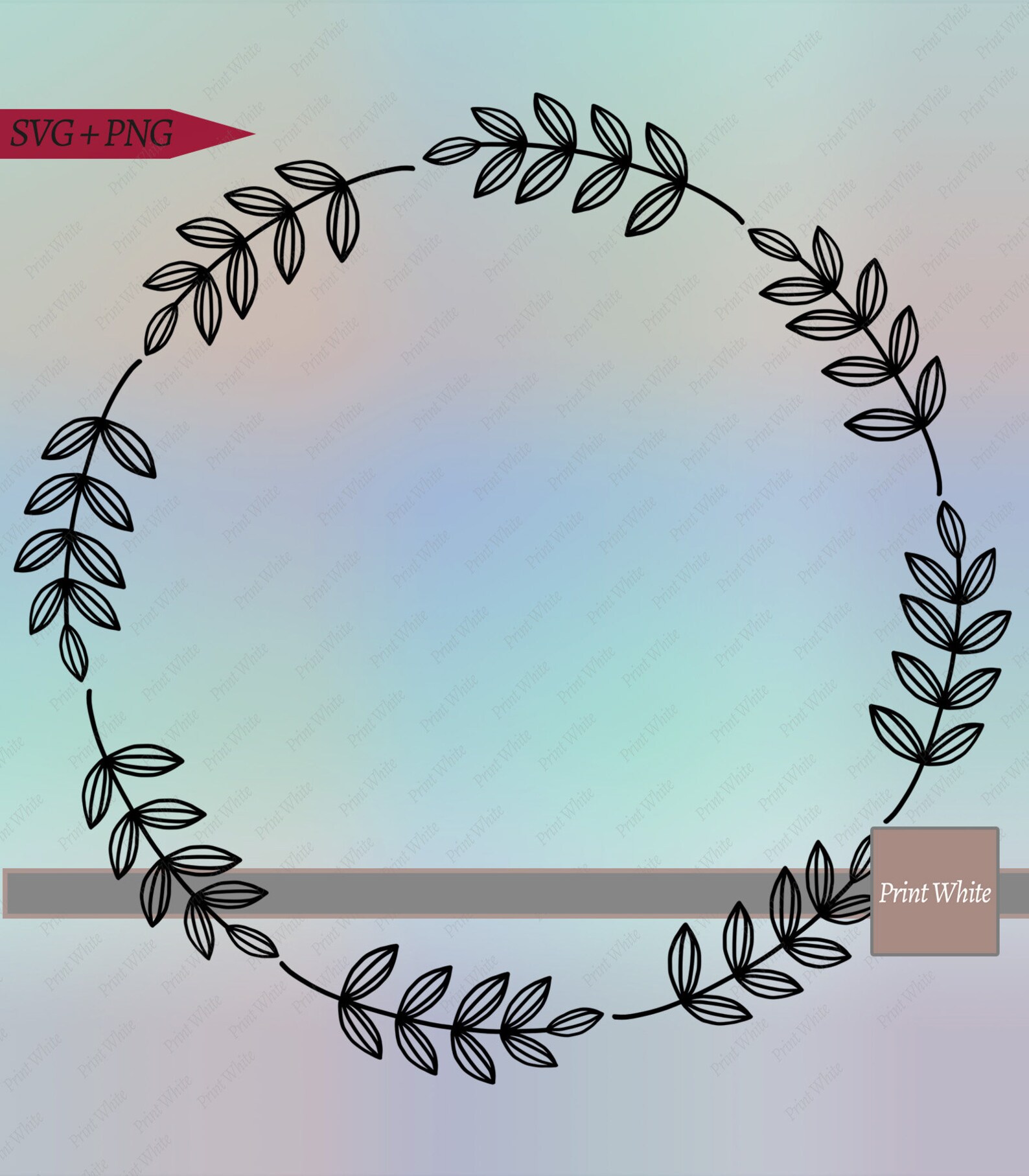 Download Floral Wreath Svg Wreath Cutting File Cricut Cut File | Etsy