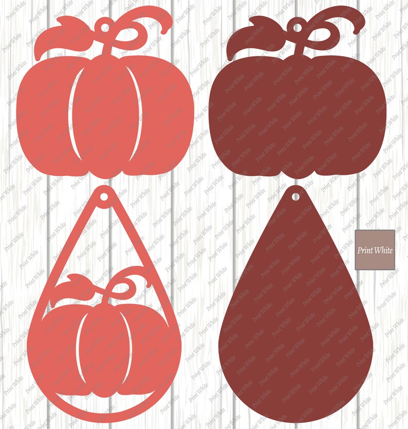 Download Pumpkin Earrings Template Stacked Teardrop Cut File Svg ...