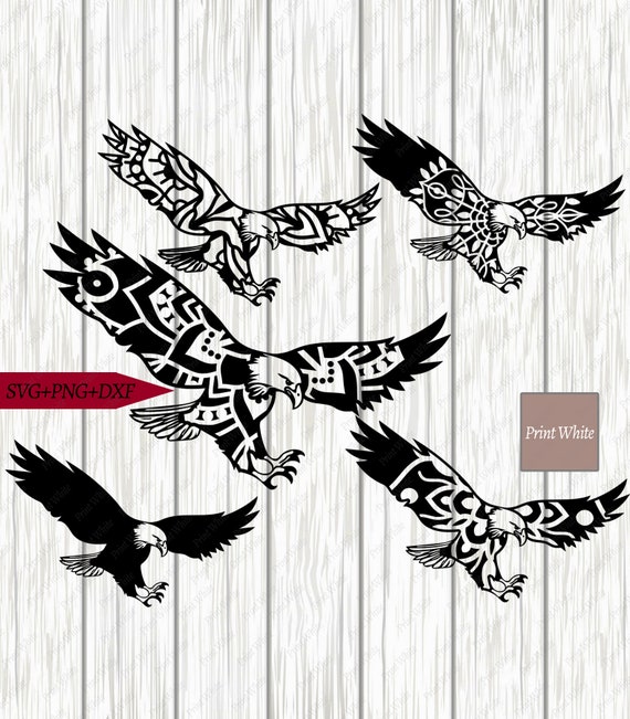 Raven Flying Up Geometric Mandala Tattoo