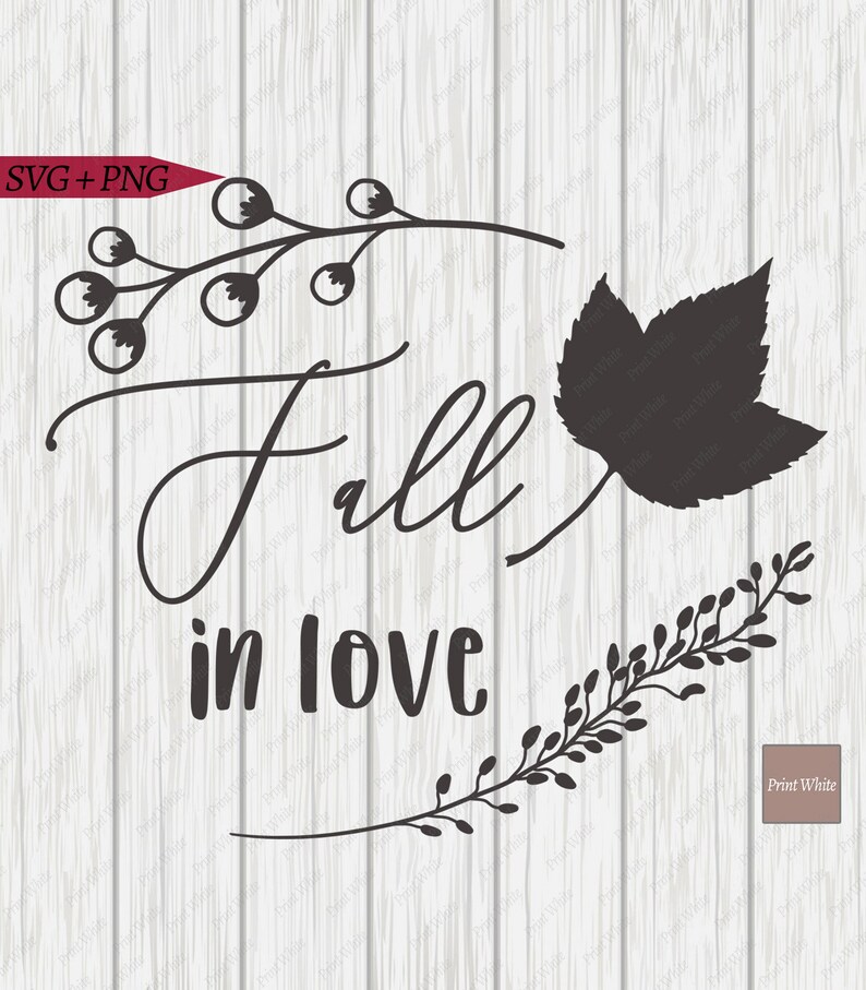 Download Fall in Love Svg Fall in Love Cut File Fall Design for Image | Etsy