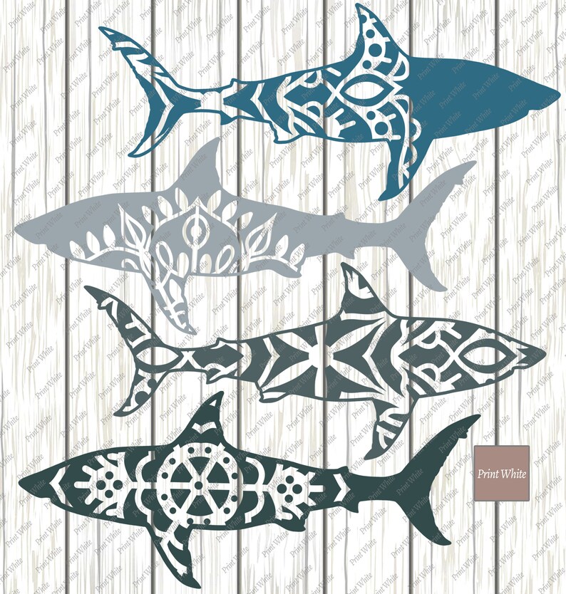 Free Free 268 Shark Mandala Svg SVG PNG EPS DXF File