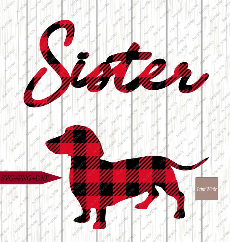 Download Family Matching Svg Png Dxf Bundle Buffalo Plaid Dachshund ...