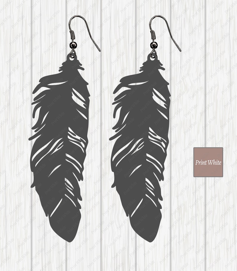 Download Feather Earrings Svg Earrings Svg Dxf Png Earrings Bundle ...