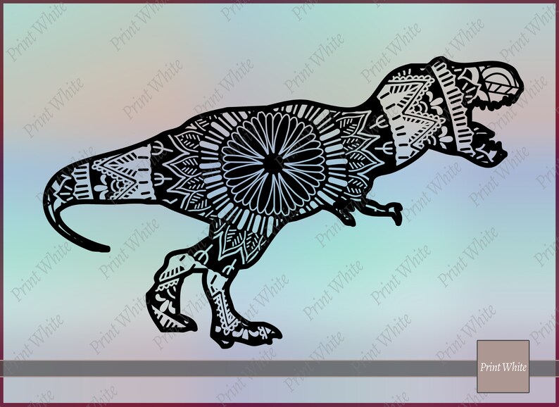 Download Clip Art Art Collectibles Tyrannosaurus Rex Svg T Rex Svg Zentangle Svg T Rex Cut File Cricut Cutting File Dinosaur Silhouette Clipart Intricate T Rex Mandala Png